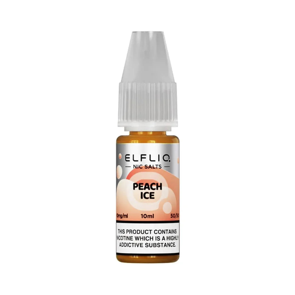 Peach Ice ELFLIQ 10ml Nic Salt Eliquid