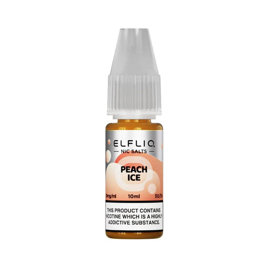 Peach Ice ELFLIQ 10ml Nic Salt Eliquid