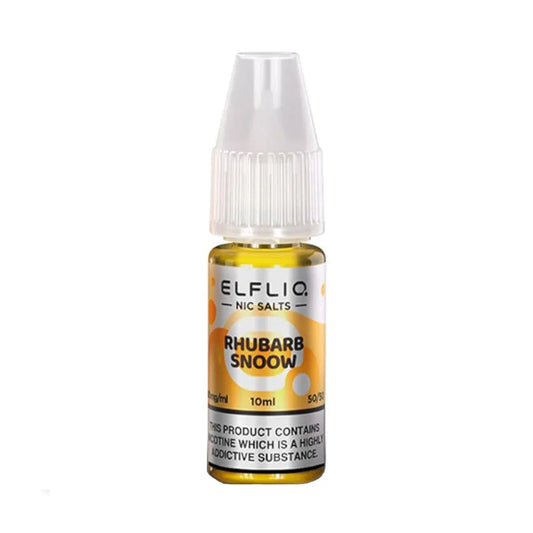 Rhubarb Snoow ELFLIQ 10ml Nic Salt Eliquid