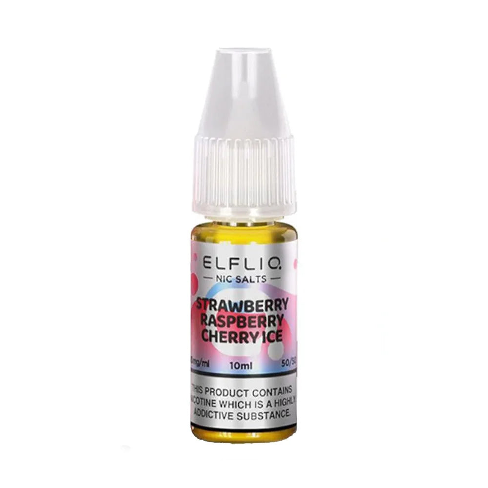 Strawberry Raspberry Cherry Ice ELFLIQ 10ml Nic Salt Eliquid