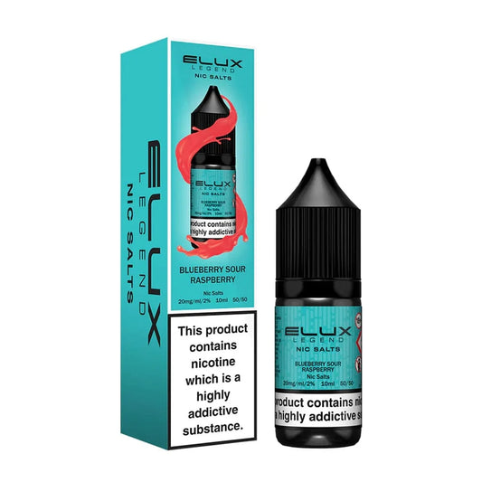 Blueberry Sour Raspberry Elux Legend 10ml Nic Salt Eliquid