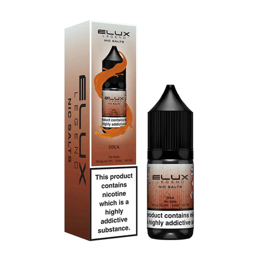 Cola Elux Legend 10ml Nic Salt Eliquid