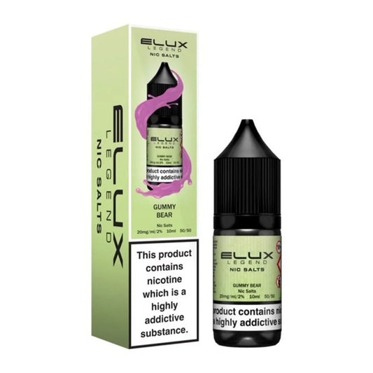 Gummy Bear Elux Legend 10ml Nic Salt Eliquid Nic Salt