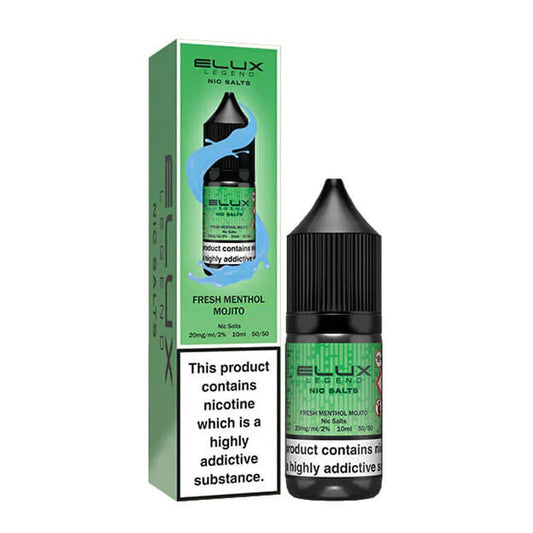Fresh Menthol Mojito Elux Legend 10ml Nic Salt Eliquid