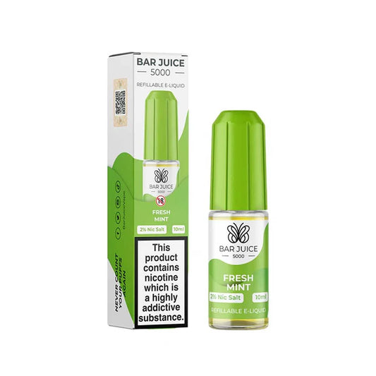 Fresh Mint Bar Juice 5000 10ml Nic Salt E liquid