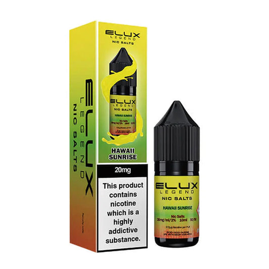 Hawaii Sunrise Elux Legend 10ml Nic Salt Eliquid