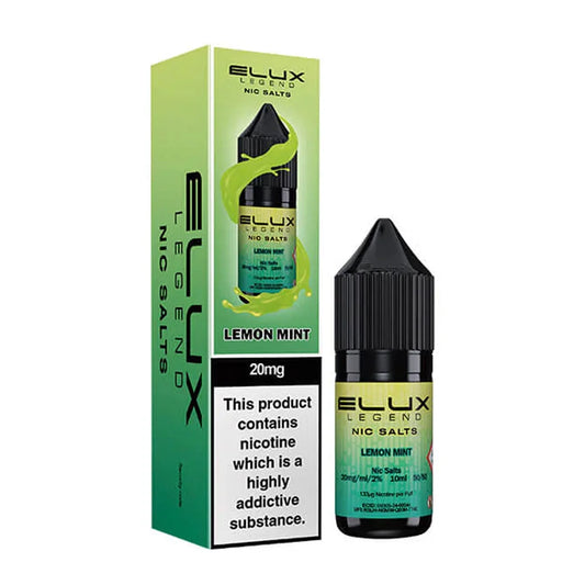 Lemon Mint Elux Legend 10ml Nic Salt Eliquid