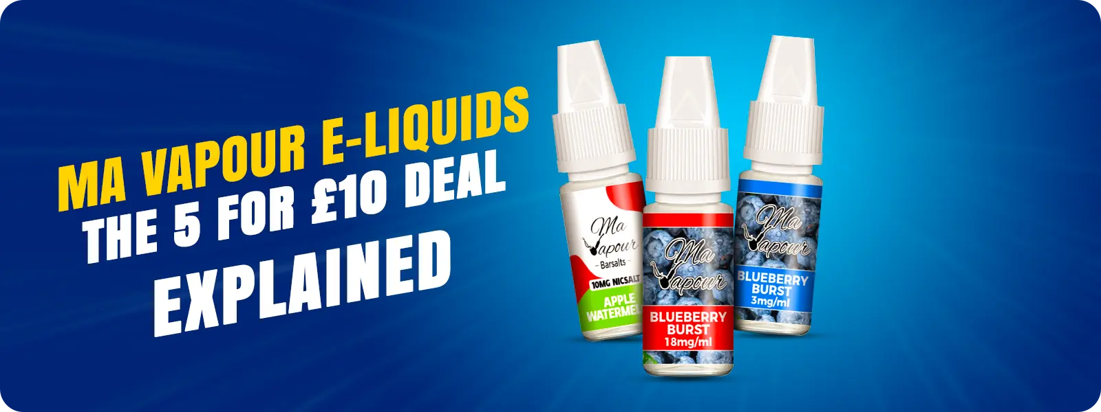 Ma Vapour E-Liquids 5 for 10 Deal Best Budget Vape Juice 2026 Ma Vapour E-Liquids 5 for 10 Deal Best Budget Vape Juice 2026