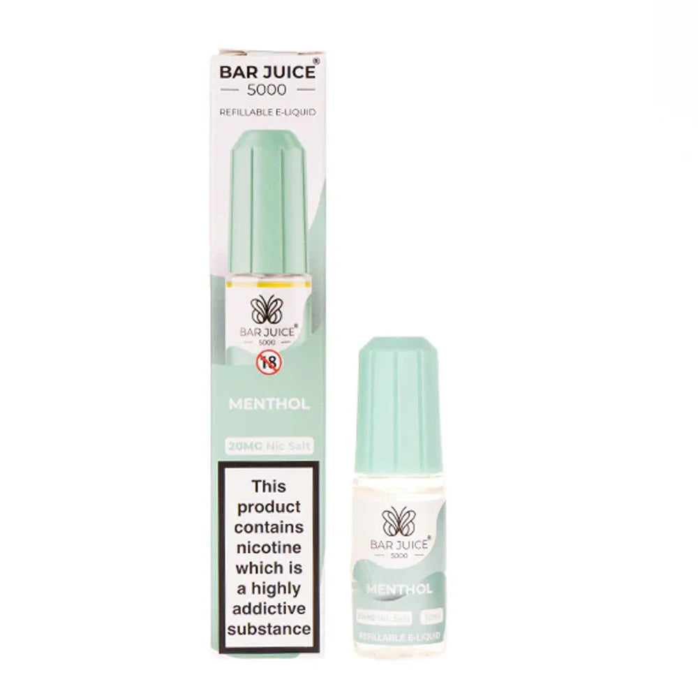 Menthol Bar Juice 5000 10ml Nic Salt E liquid