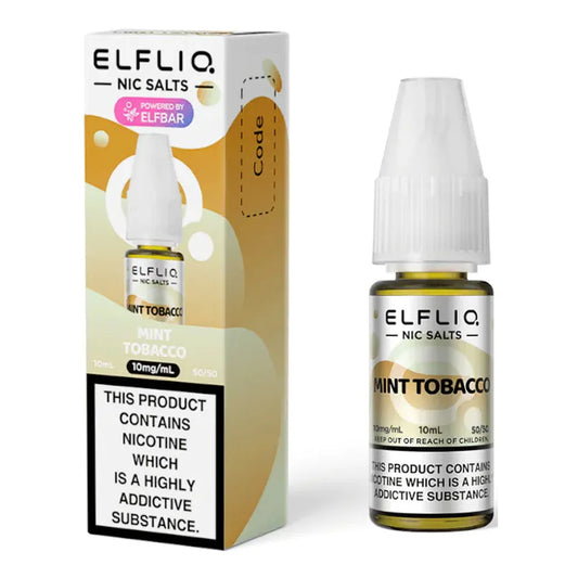 Mint Tobacco ELFLIQ 10ml Nic Salt Eliquid