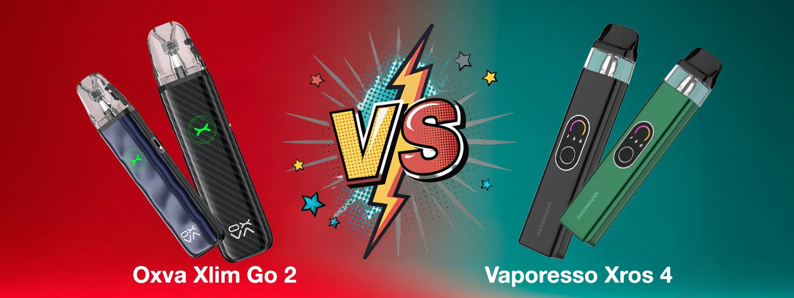 Oxva Xlim Go 2 vs Vaporesso Xros 4 - Which Pod Kit to Buy? Oxva Xlim Go 2 vs Vaporesso Xros 4 - Which Pod Kit to Buy?