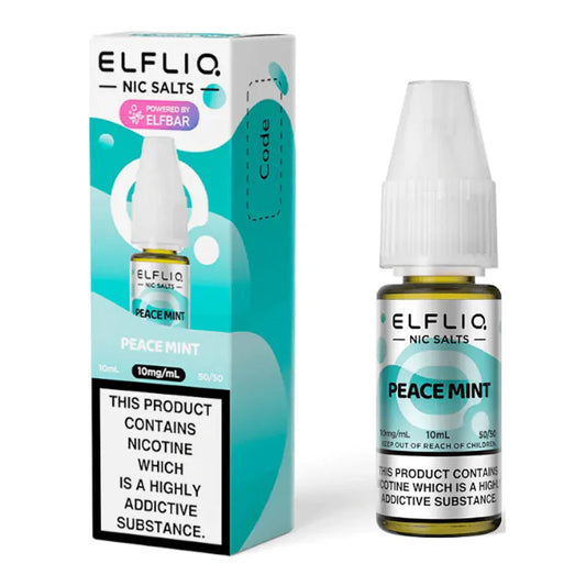 Peace Mint ELFLIQ 10ml Nic Salt Eliquid