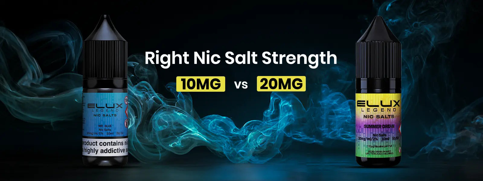 Right Nic Salt Strength 10mg vs 20mg