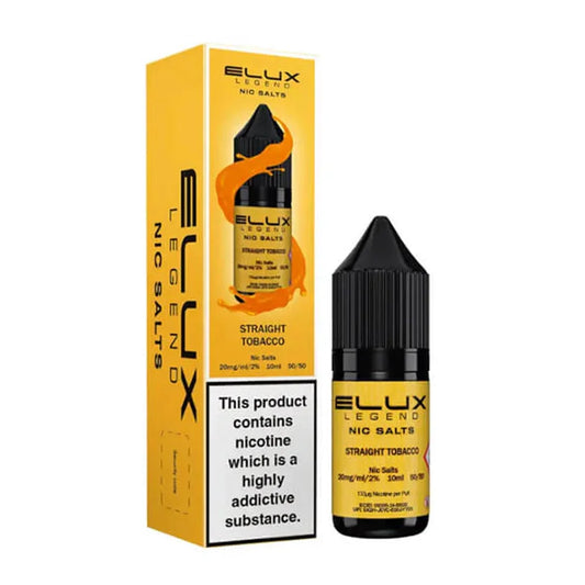 Straight Tobacco Elux Legend 10ml Nic Salt Eliquid