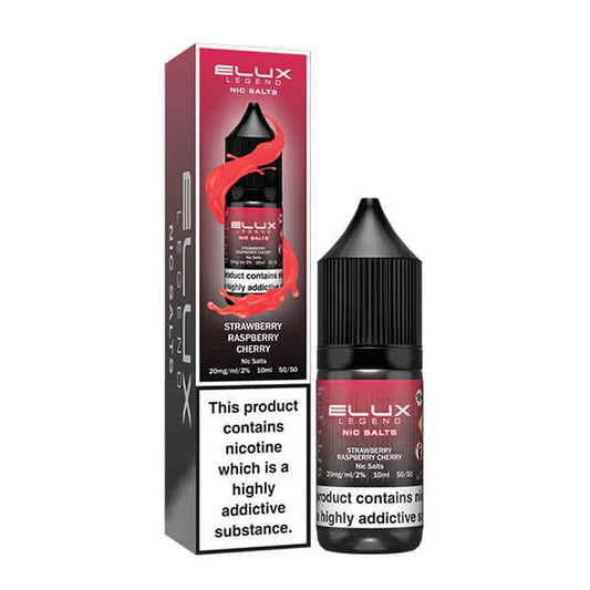 Strawberry Raspberry Cherry Elux Legend 10ml Nic Salt Eliquid