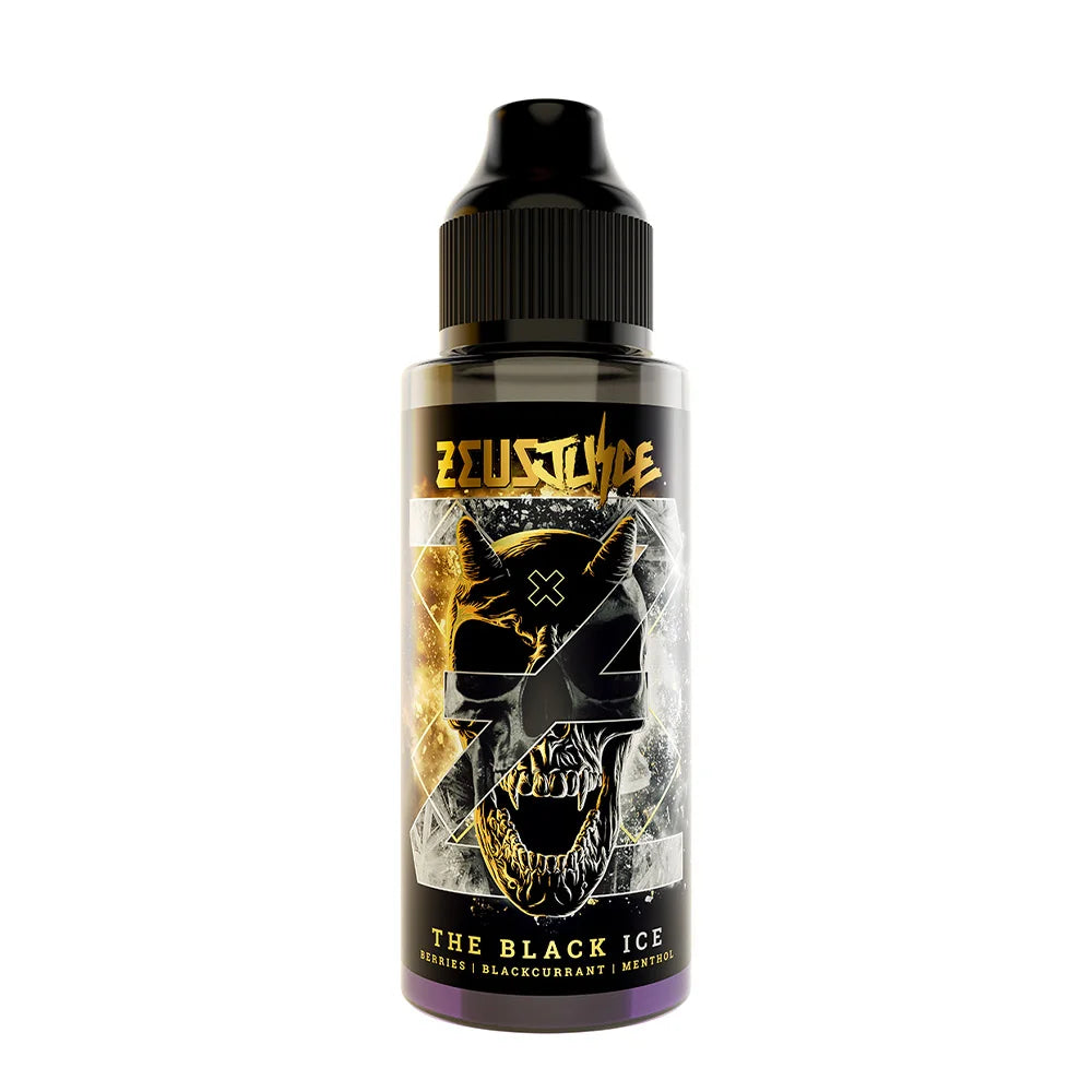 The Black Ice Zeus Juice 100ml Shortfill Eliquid 70VG/30PG