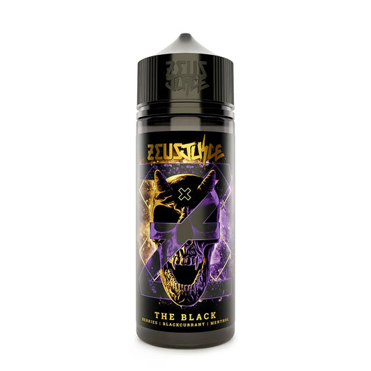 The Black Zeus Juice 100ml Shortfill Eliquid 70VG/30PG