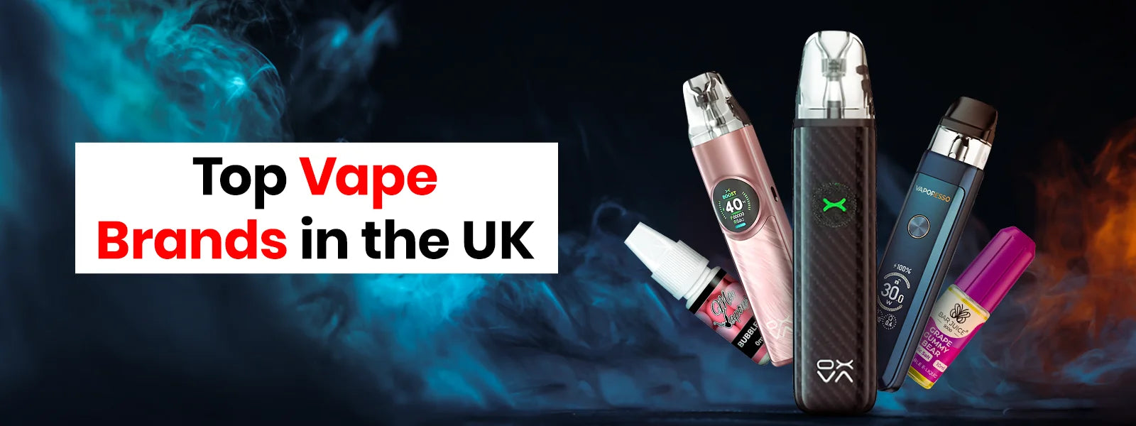 Top Vape Brands in the UK