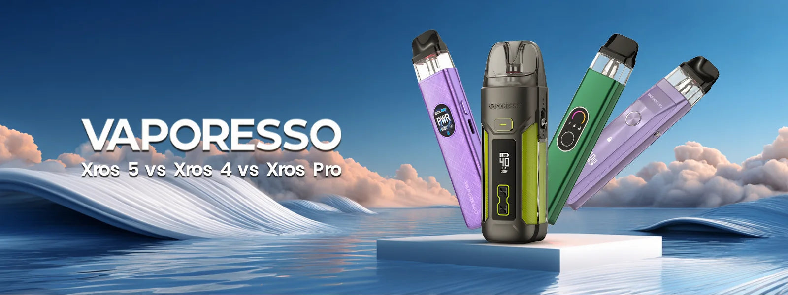 Vaporesso Xros 5 vs Xros 4 vs Xros Pro