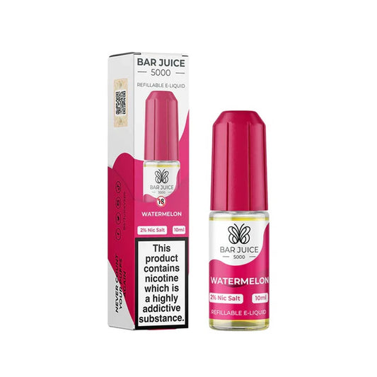Watermelon Bar Juice 5000 10ml Nic Salt E liquid
