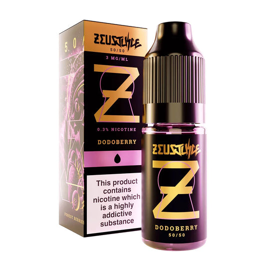 Dodoberry Zeus Juice Freebase 10ml Eliquid 50/50
