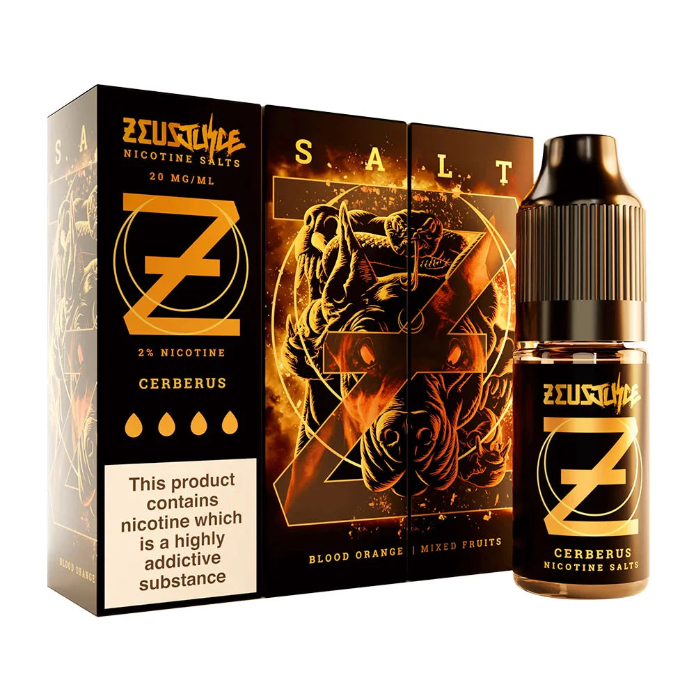 Zeus Juice 10ml Nic-Salt Eliquid, Cerberus with nicotine strength of 20mg