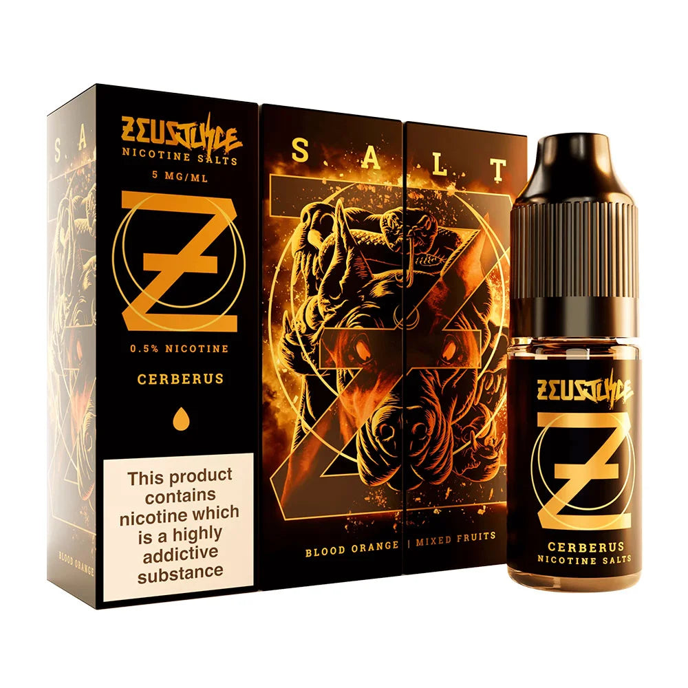 Zeus Juice 10ml Nic-salt Eliquid, Cerberus with nicotine strength of 5mg