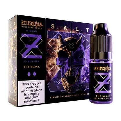 The Black Zeus Juice 10ml Nic Salt Eliquid