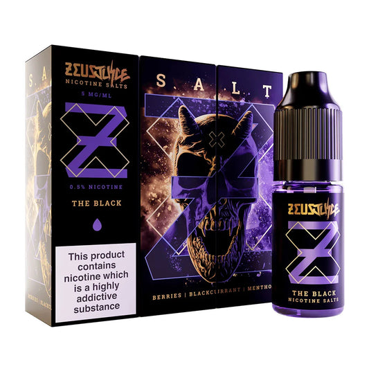 The Black Zeus Juice 10ml Nic Salt Eliquid