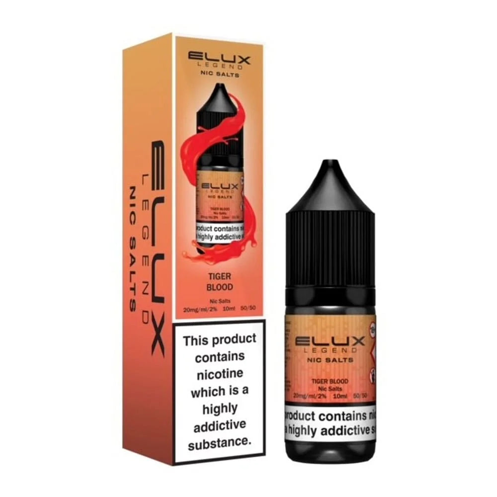 Tiger Blood Elux Legend 10ml Nic Salt Eliquid