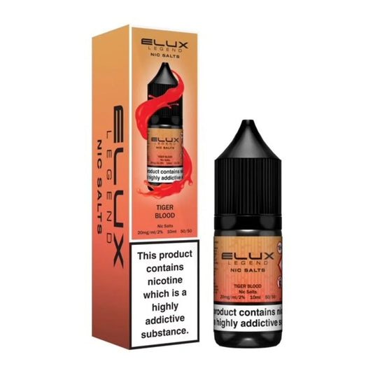 Tiger Blood Elux Legend 10ml Nic Salt Eliquid
