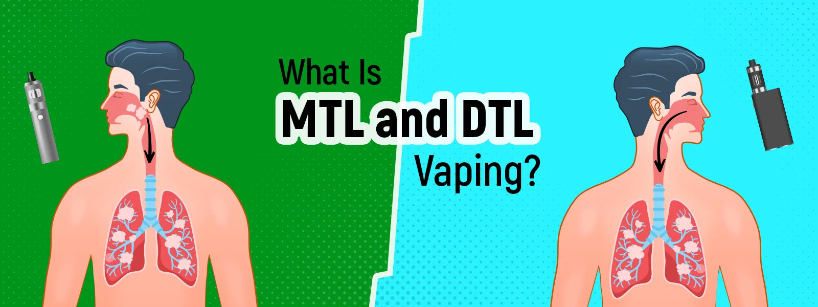 What is MTL & DTL Vaping? Key Differences for Beginners! What is MTL & DTL Vaping? Key Differences for Beginners!